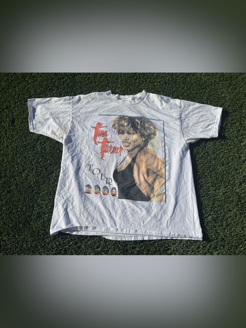 Tina Turner Concert Tour T Shirt Single Stitch Rap Tee Vintage 2000 Size XL